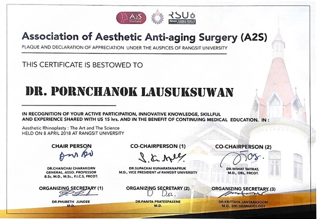 Chrio Clinic certificate 8