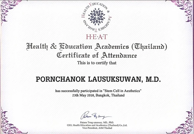 Chrio Clinic certificate 9