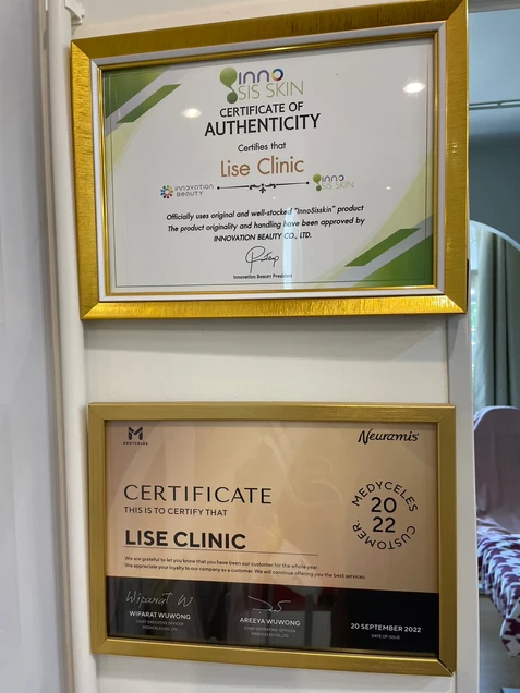 Lise Clinic certificate 4