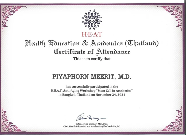 Double P Clinic certificate 4