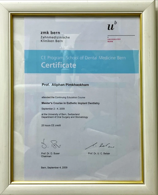 NP International Dental Clinic certificate 2