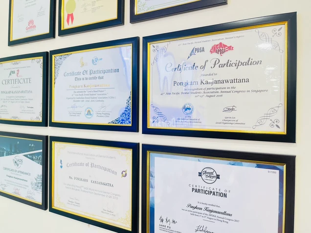 Hachi Dental Clinic certificate 8