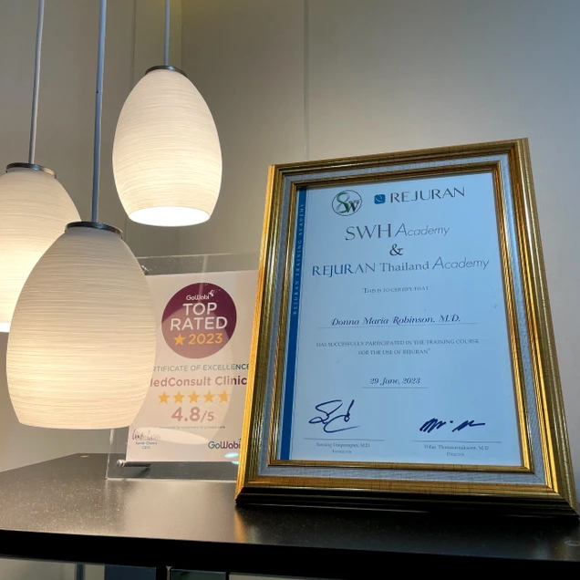 MedConsult Bangkok Medical Clinic certificate 2