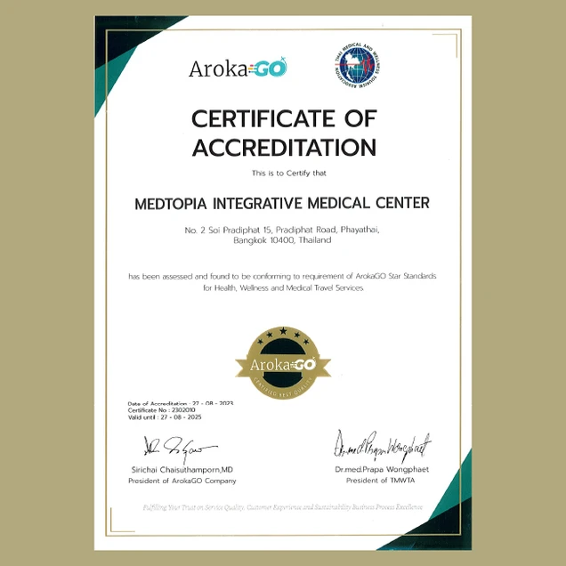 Medtopia Clinic certificate 0