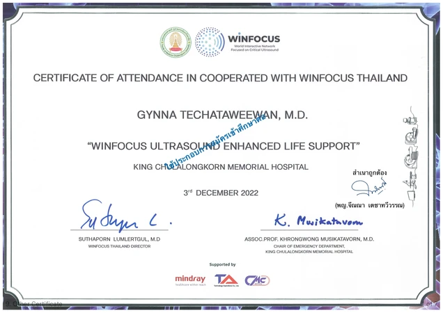 My Life Clinic certificate 1