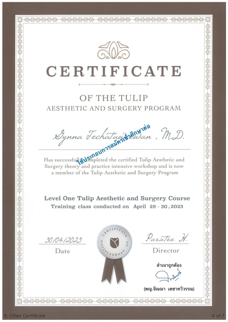 My Life Clinic certificate 4