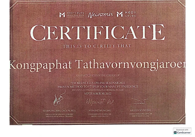 To Beloved Clinic certificate 4