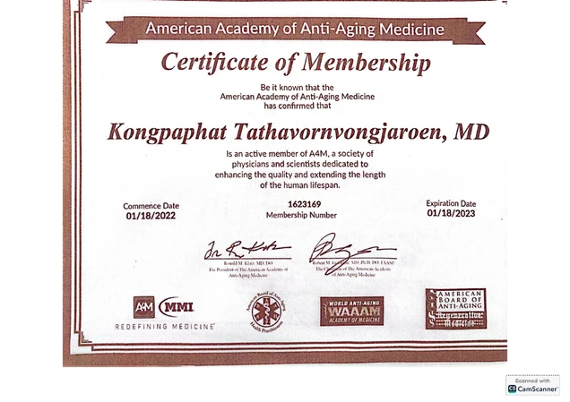 To Beloved Clinic certificate 7