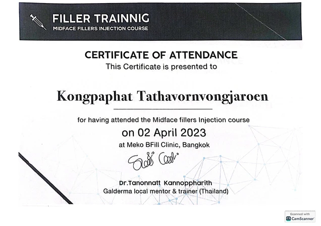 To Beloved Clinic certificate 9