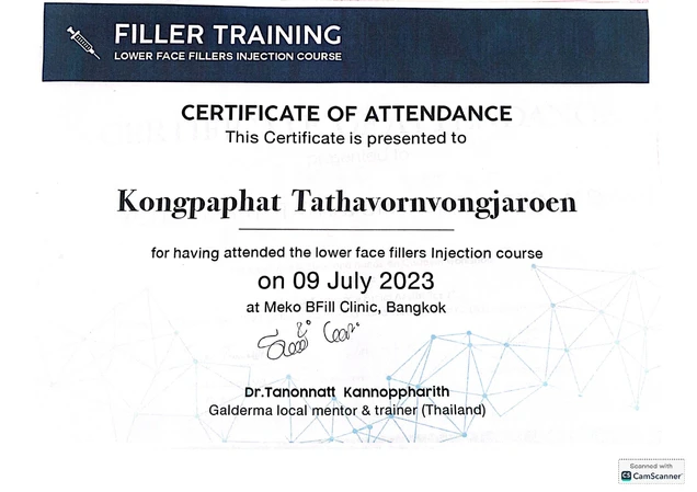 To Beloved Clinic certificate 10