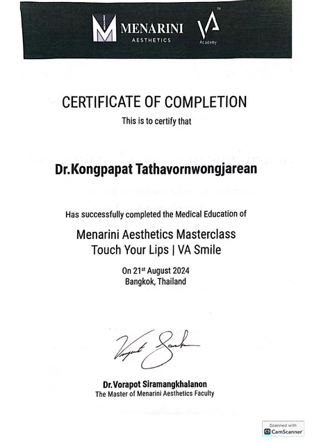 To Beloved Clinic certificate 11