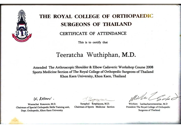 The Clinique and Health Clinic (เดอะคลีนิกค์ แอนด์ เฮลธ์ คลินิกเวชกรรม) certificate 2