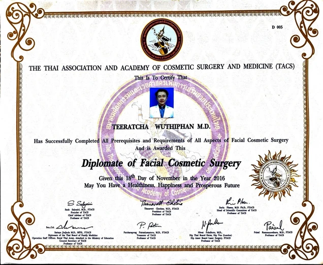 The Clinique and Health Clinic (เดอะคลีนิกค์ แอนด์ เฮลธ์ คลินิกเวชกรรม) certificate 11