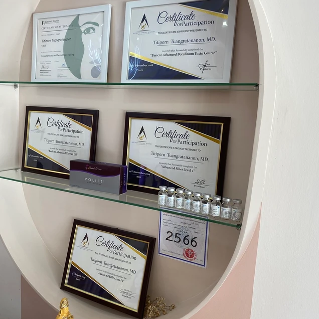 Rei Clinic certificate 2