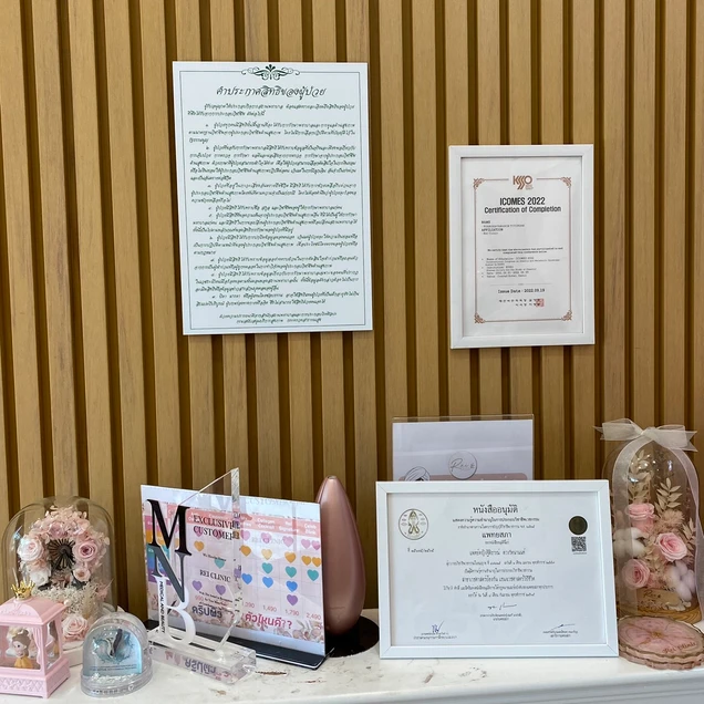 Rei Clinic certificate 3