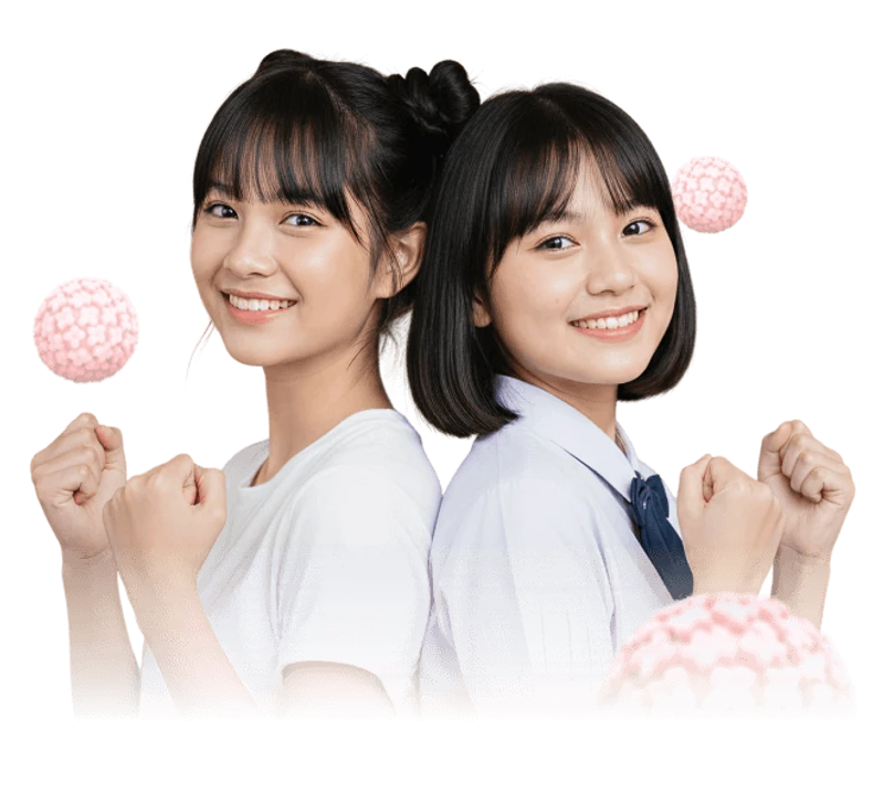 HPV vaccine for teens aged 9-14 years with cost-effective 2-dose schedule