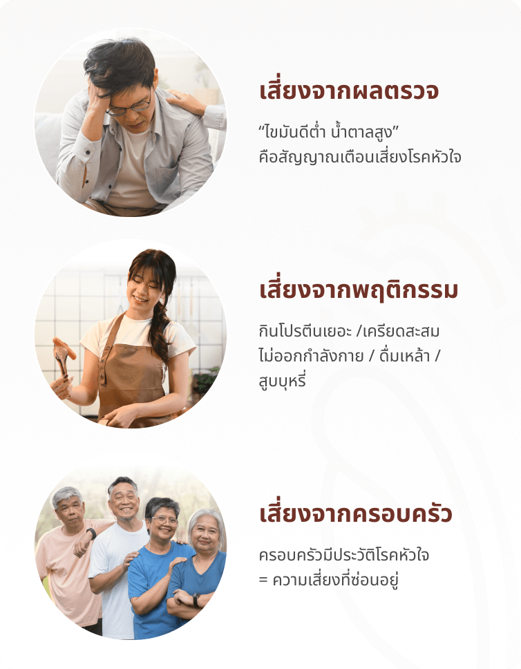 โรคหัวใจไม่เคยเตือนล่วงหน้า